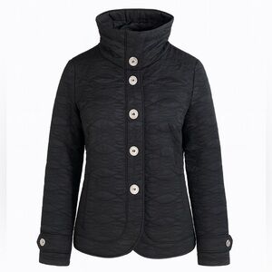 Robert Kitchen Quilted Black Jacket – Size M